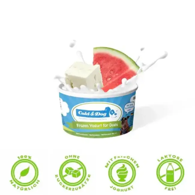 Cold&Dog Frozen Yoghurt Watermeloen & Feta