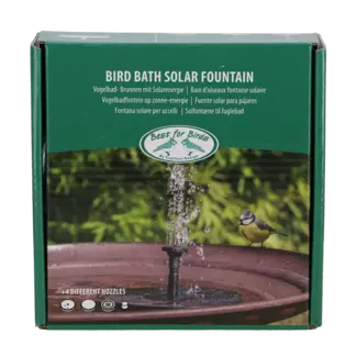 Vogelbad solar fontein