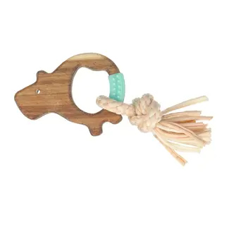 Quapas! Quapas! Kauwspeelgoed Puppy Houten Nijlpaard