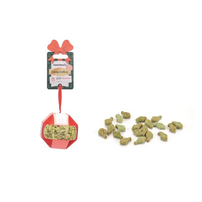 BZ Kerstbal Catnip Cookies Zalm 30G