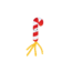 Pluchge Kerstsnoep - 2 stuks
