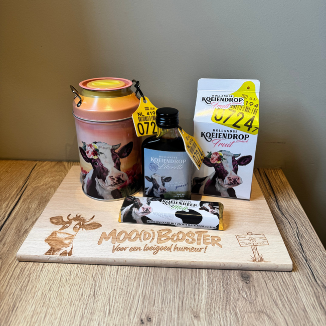 Moo(d)booster cadeauset met vier artikelen