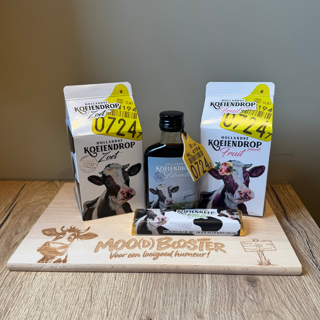 Moo(d)booster cadeauset met vier artikelen