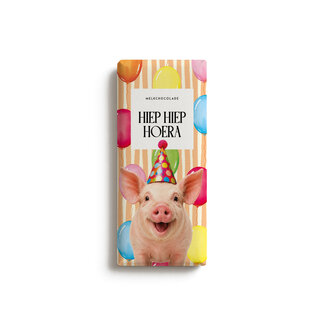 Pop Paws Chocoladereep Pop Paws - Hiep Hiep Hoera (Varken)