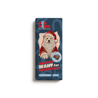 Pop Paws Chocoladereep Pop Paws - All You want for Christmas