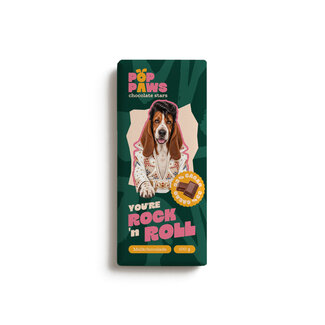 Pop Paws Chocoladereep Chocoladereep Pop Paws - You're Rock 'n Roll