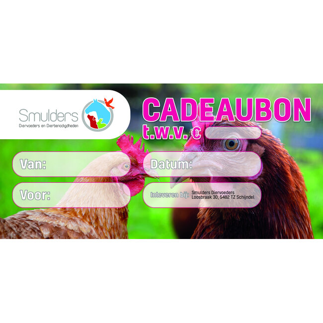 Cadeaubon Paard
