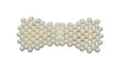 Haarknip offwhite parelstrik *