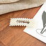 Remo Fashion Haarknip met pareltjes rechthoekvorm