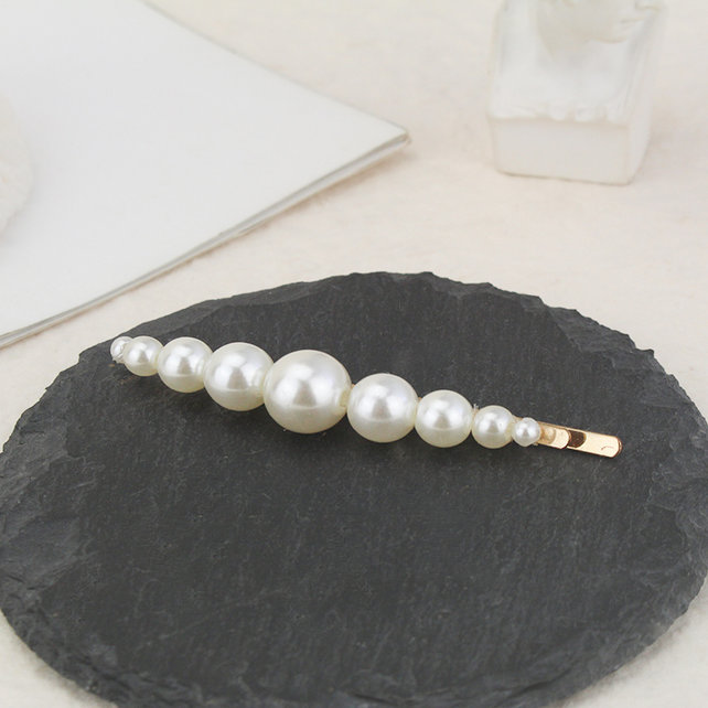 Haarspeld / haarschuif met parels