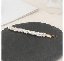 Haarspeld / haarschuif met kleine pareltjes