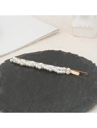 Haarspeld / haarschuif met kleine pareltjes