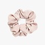 Scrunchie met parels beige