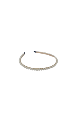 Haarband met parelmoer kralen *