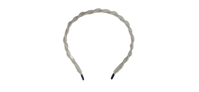 Haarband met parelmoer kralen