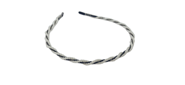 Haarband met parelmoer kralen