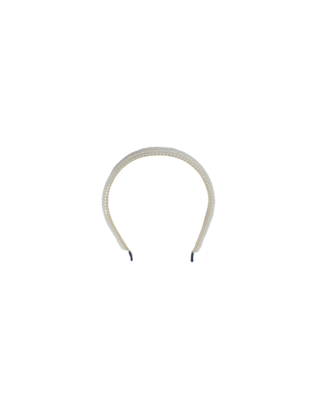 Haarband met parelmoer kralen *