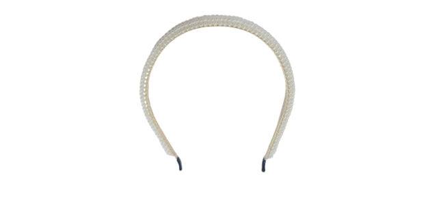 Haarband met parelmoer kralen