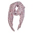 Remo Fashion Viscose sjaal kleine bloemenprint - lichtroze