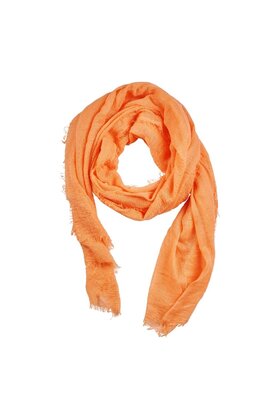 Viscose sjaal basic - oranje *