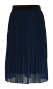 Dames plissé rok kort model - marine *