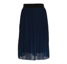 Dames plissé rok kort model - marine *