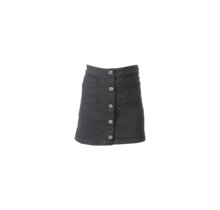 Meisjes twill rok -zwart