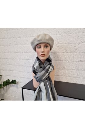 Baret - lichtgrijs