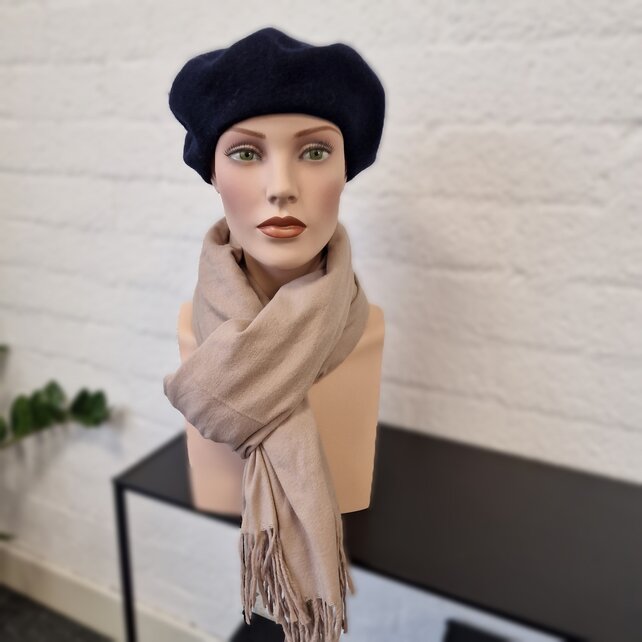 Baret - donkerblauw