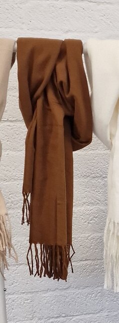 Sjaal -cognac