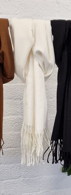 Sjaal - off white / crème