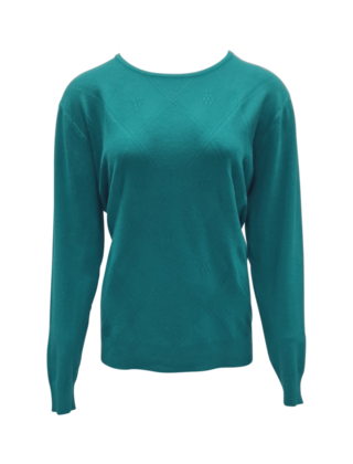 Dames trui Ella - petrolblauw