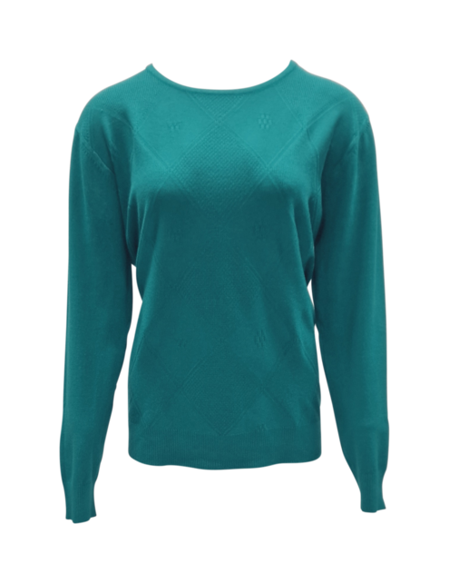 Dames trui Ella - petrolblauw