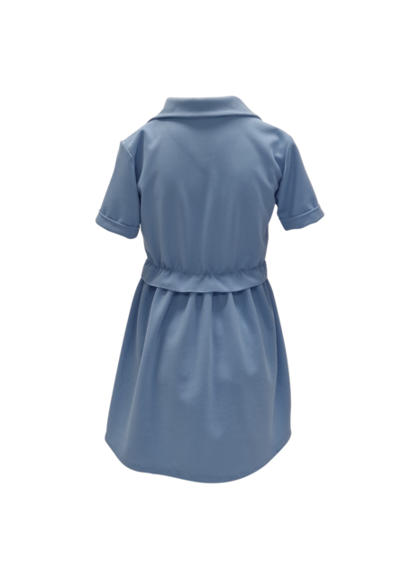 Meisjes jurk Tess - lichtblauw  *