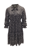 Dames jurk Evelyn - zwart/wit  *