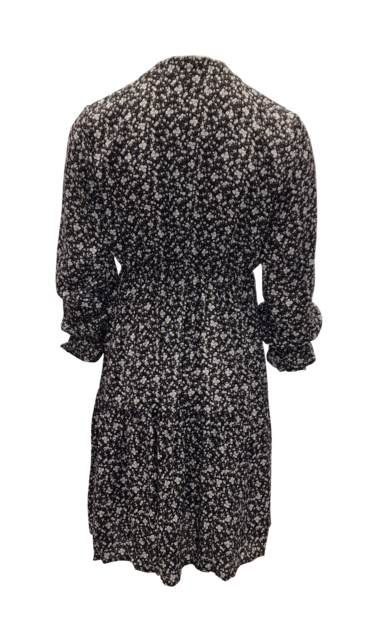 Dames jurk Evelyn - zwart/wit  *