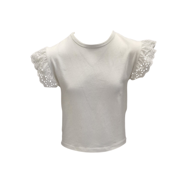 Meisjes shirt Leah - wit *