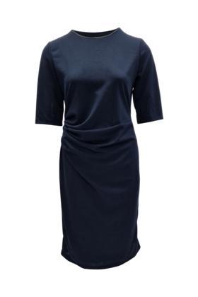 Dames  jurk Sarah - donkerblauw  *