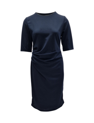 Dames  jurk Sarah - donkerblauw  *