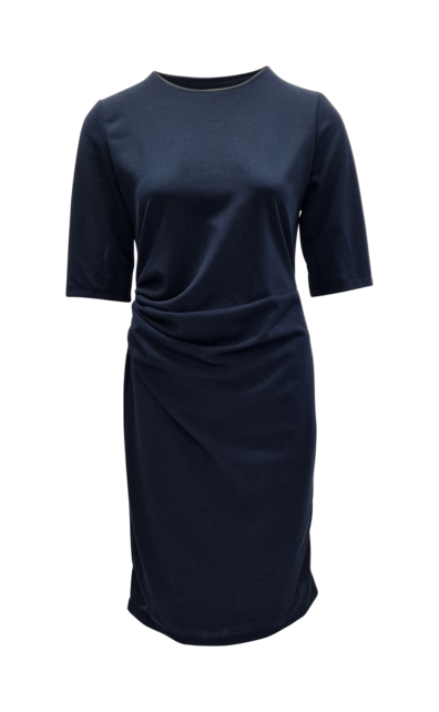 Dames  jurk Sarah - donkerblauw  *