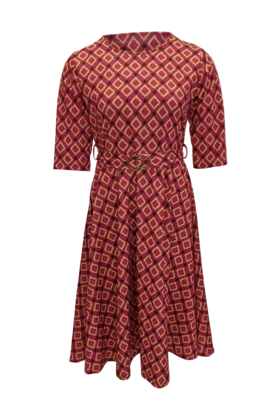 Dames  jurk Amelie - cerise *