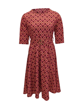 Dames  jurk Amelie - cerise *