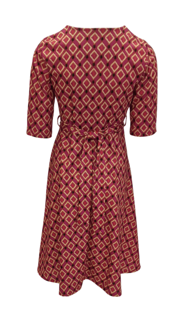 Dames  jurk Amelie - cerise