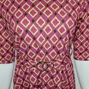 Dames  jurk Amelie - cerise