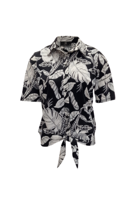 Damesblouse Eleanore - zwart/wit *