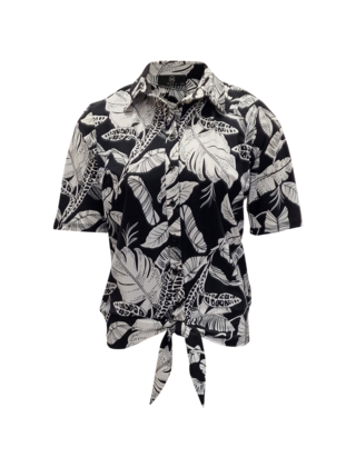 Damesblouse Eleanore - zwart/wit *