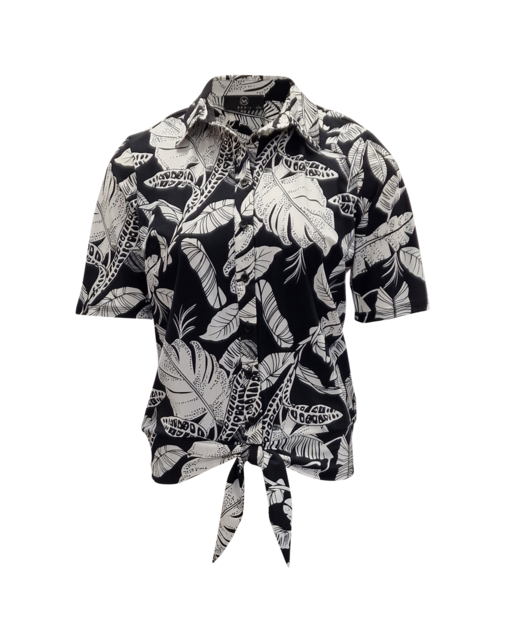 Damesblouse Eleanore - zwart/wit *