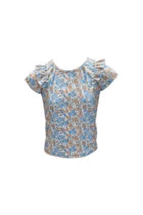 Meisjes shirt Emily - lichtblauw *