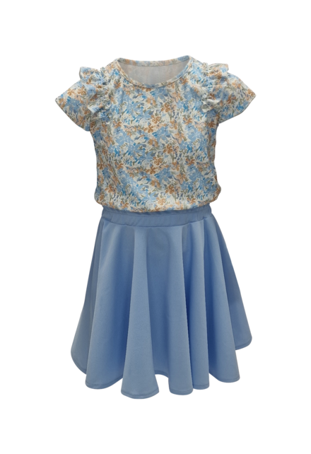 Meisjes shirt Emily - lichtblauw *