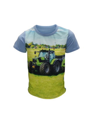 Jongens shirt tractor Deutz korte mouw *